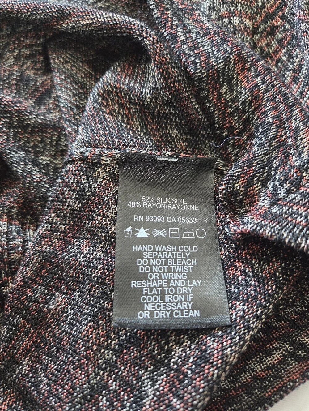 NIC + ZOE Women's Petite Small Multicolor Silk Blend Peplum Cardigan